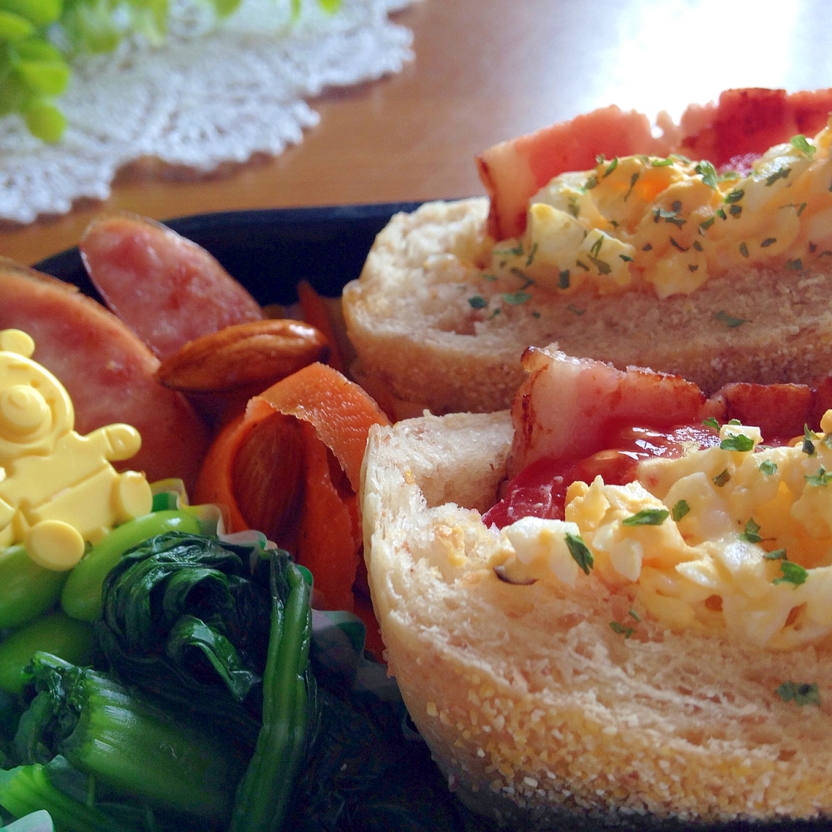 イングリッシュマフィンのサンドお弁当 レシピ 作り方 By Mama S Cafe 123 楽天レシピ イングリッシュマフィンのサンドお弁当 レシピ 作り方 By Mama S Cafe 123 楽天レシピ